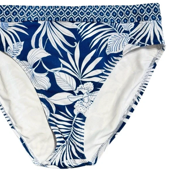 Tommy Bahama Island Cays Blooms High-Waist Bikini Bottoms - Picture 8 of 15